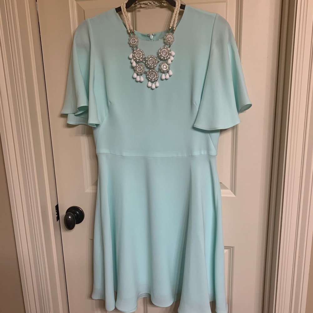 Shoshanna Flutter Sleeve Dress